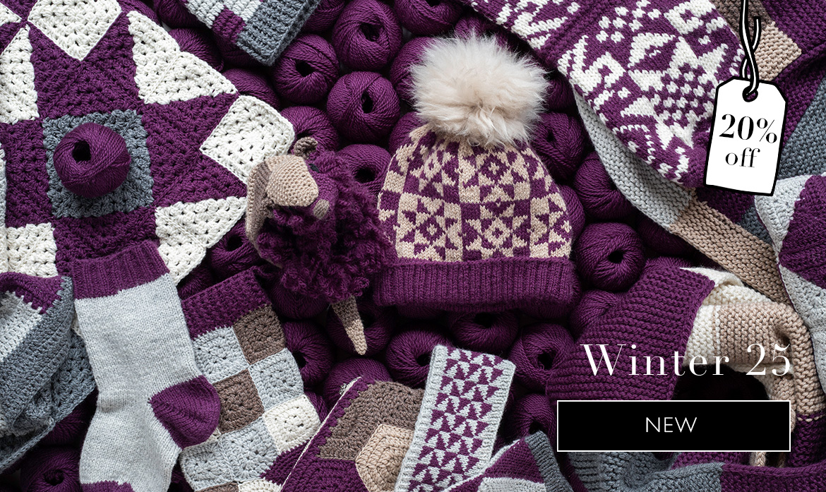 Winter 25 toft quarterly knit crochet patterns sale